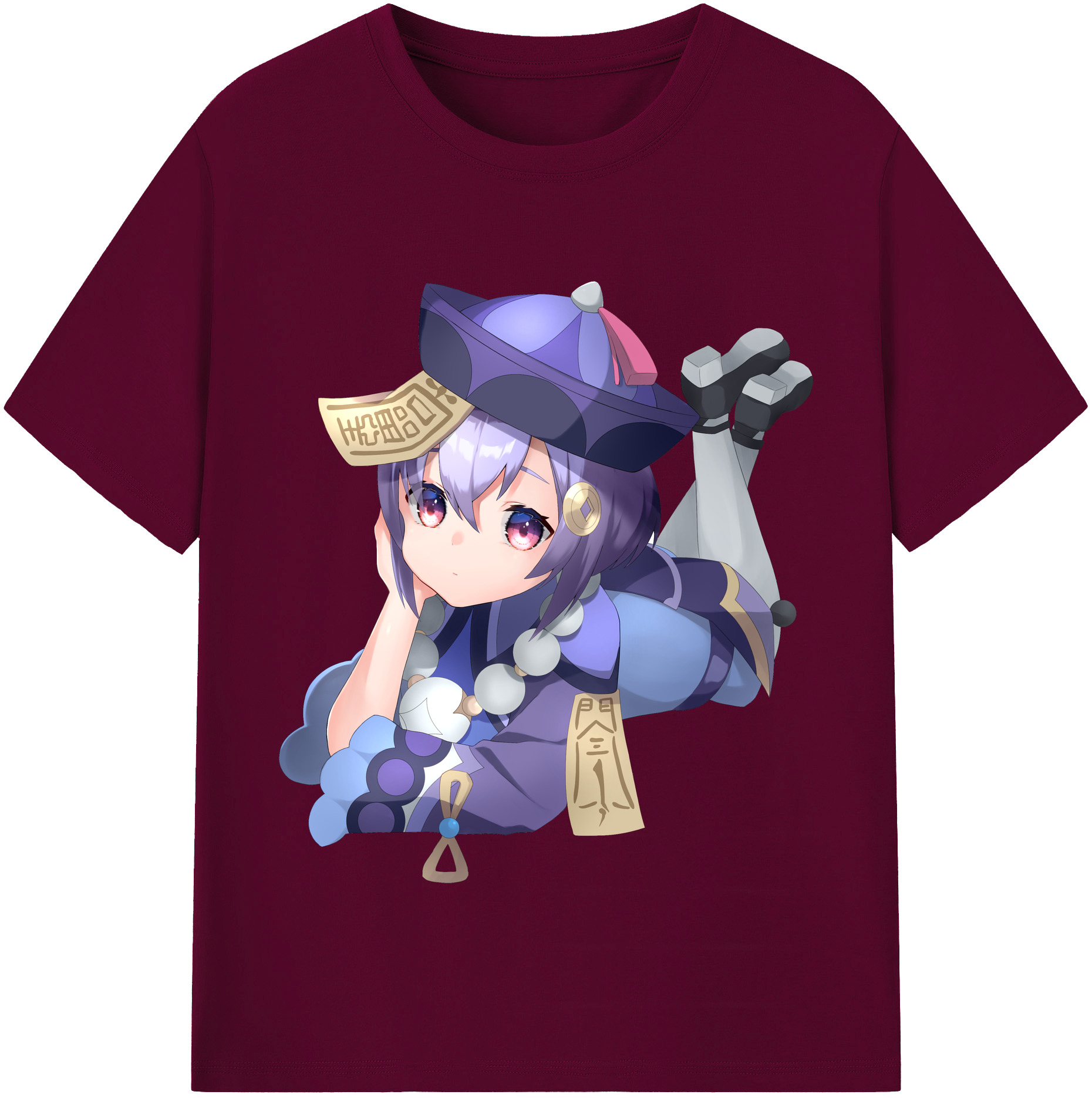 げんし神 七七 なな  genshin Nana レディースカジュアルプリントTシャツ（綿100％）